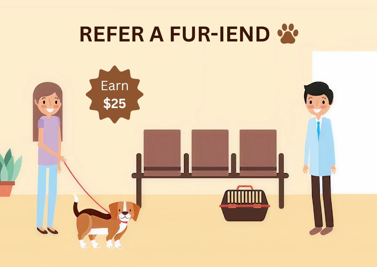 Refer a fur-iend banner